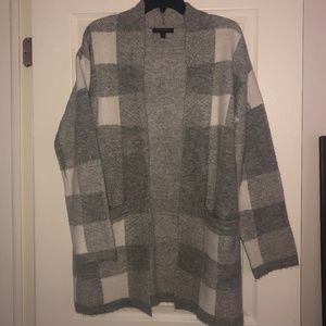 Checkered Cardigan